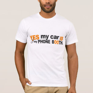 Car as a Phone Booth shirt - choose style & colour
