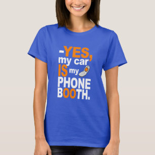 Car as a Phone Booth shirt - choose style & colour