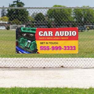 Car Audio Custom Banner