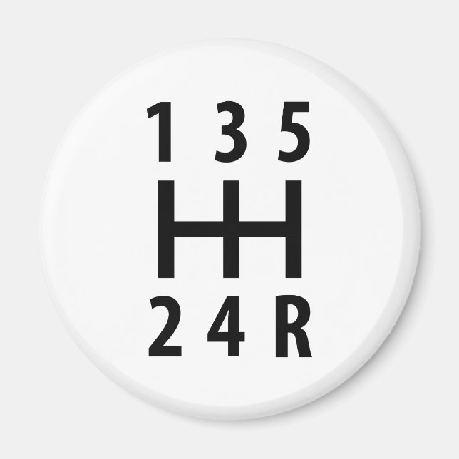 car auto gear shift 5 magnet (Front)