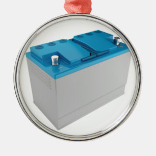 Car battery metal tree decoration