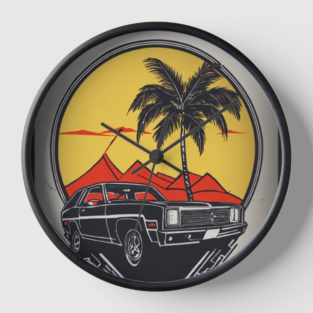 Car beech clock (Front)