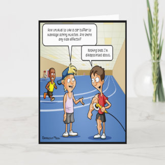 Car Buffer Massage Funny Birthday Card