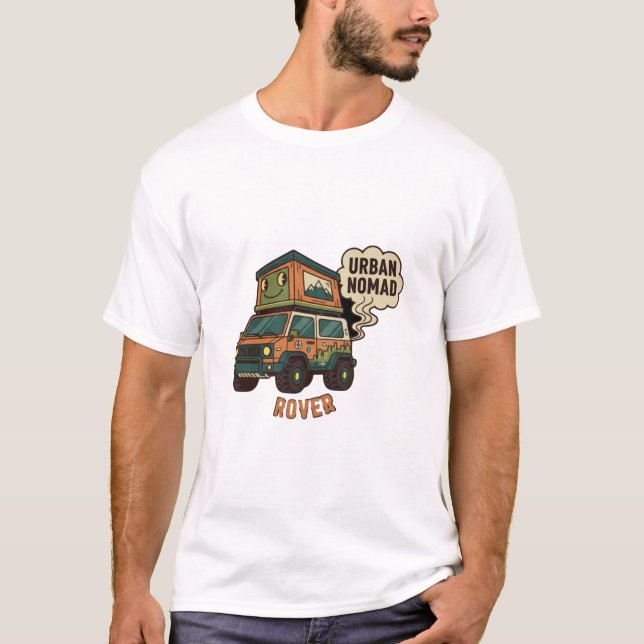 Car Camping Gear for Micro Camper Adventure T-Shirt (Front)