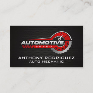 Car Care Services and Parts Business Card