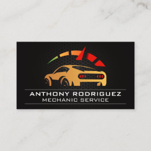 Car Care Services   Auto Parts Shop Business Card