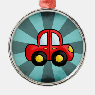 Car Cartoon Metal Tree Decoration
