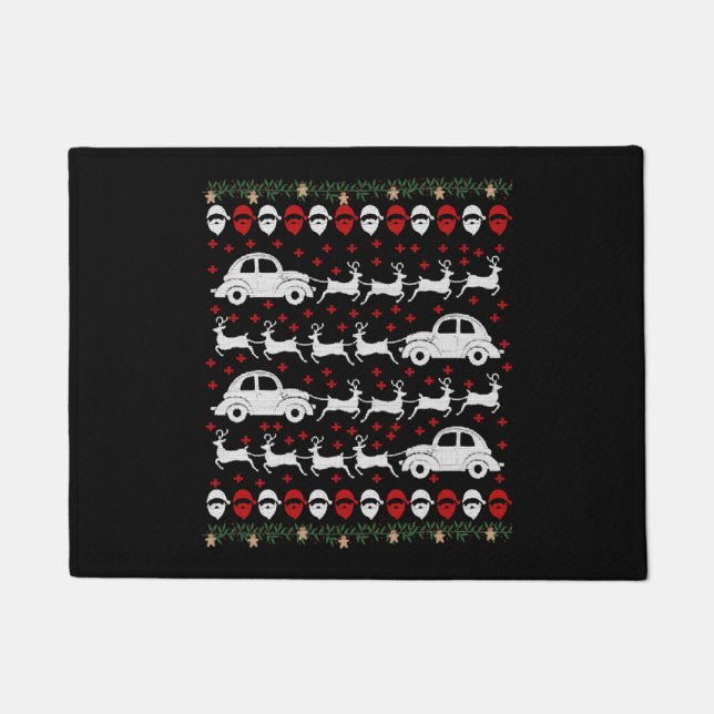 Car Christmas  Doormat (Front)