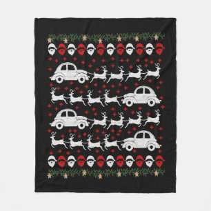 Car Christmas Fleece Blanket