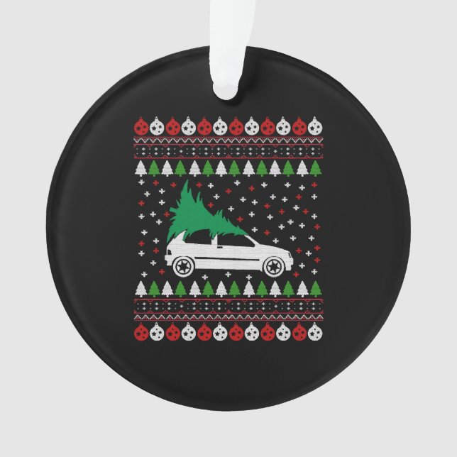 Car Christmas Ornament (Front)