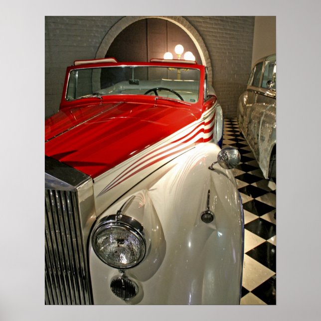 Car collection in The Liberace Foundation and Poster (Front)