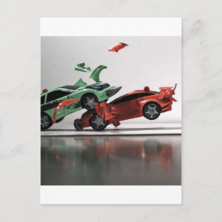 car-crash postcard