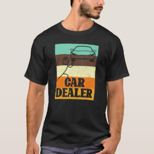 Car Dealer Funny Stick Man Salesperson Dealership T-Shirt