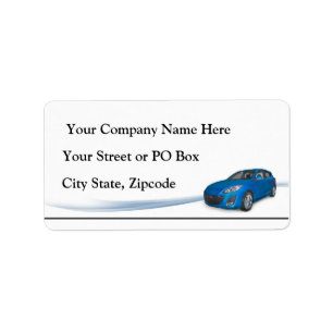 Car Dealer Label