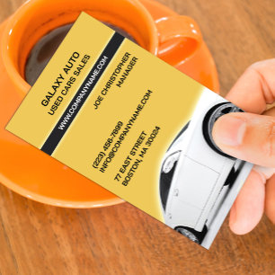Car Dealer Used Cars Business Card
