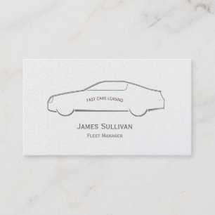 Car Dealership and Leasing Business Card