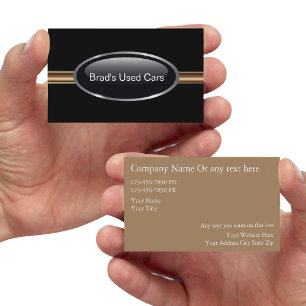 Car Dealership Business Cards