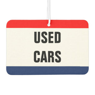 Car Dealership Promotional Signage Customisable Air Freshener