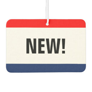 Car Dealership Style New Promotion Customisable Air Freshener