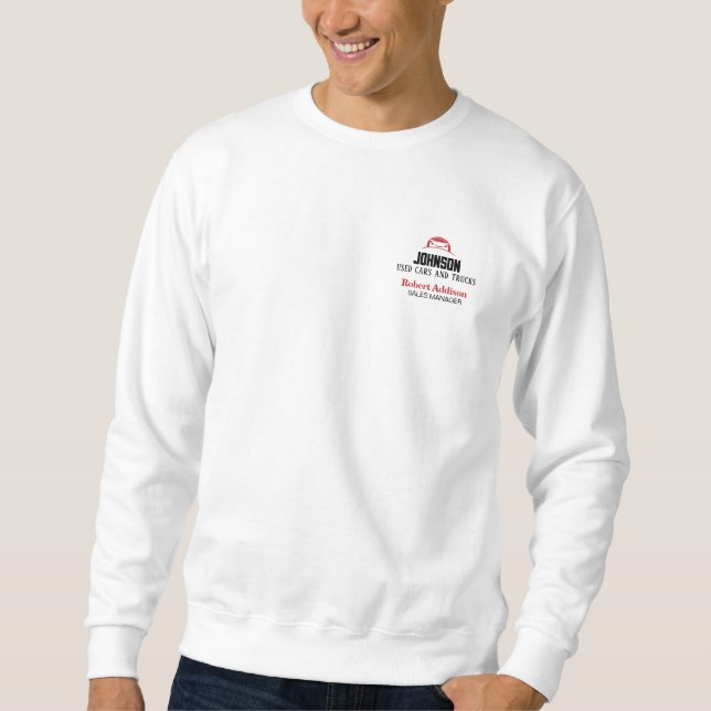 Car Dealership, Used Car Lot Sweatshirt (Front)