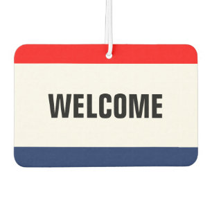 Car Dealership Welcome Promotion Customisable Air Freshener