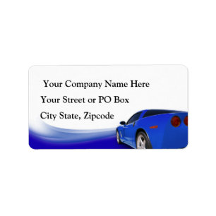Car Detailer Label