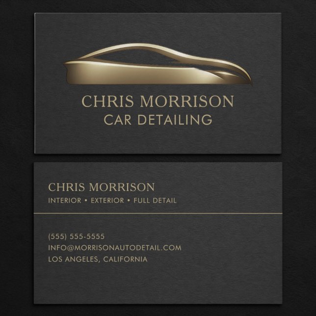 Car Detailing Business Card (Creator Uploaded)