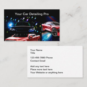 Car Detailing New Business Cards Design