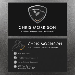 Car Detailing Professional Business Card