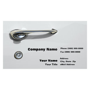 Car Door Handle Business Card