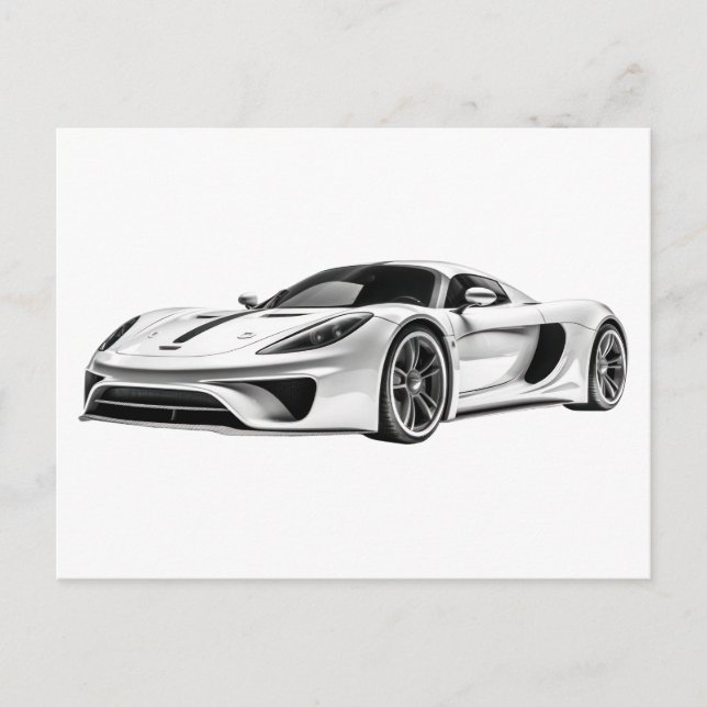  Car drawing II Postcard (Front)