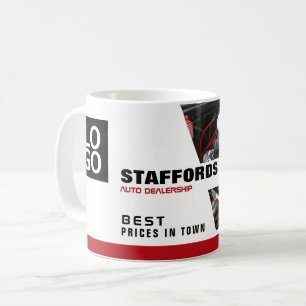 Car Engine, Auto Dealership Advertising Coffee Mug
