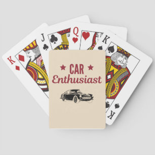 Car Enthusiast Playing Cards