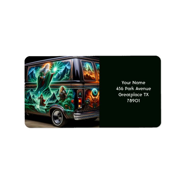 Car Fantasy Paint Label (Front)