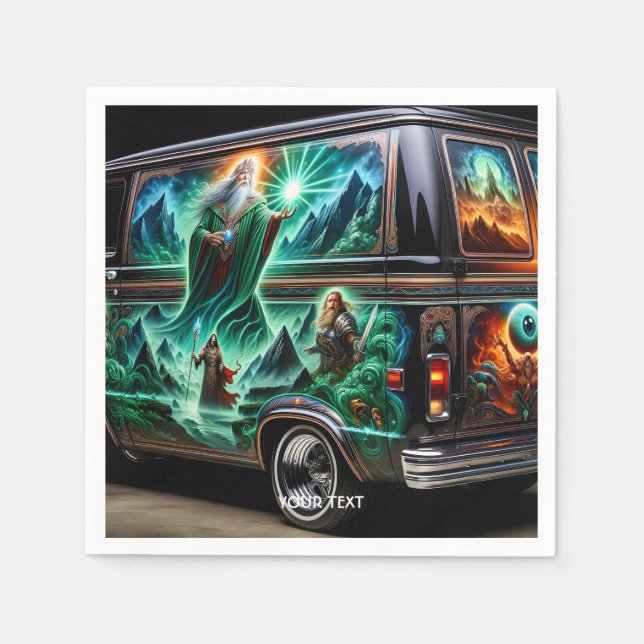 Car Fantasy Paint Napkin (Front)