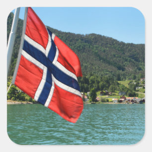 Car ferry in Norway photo sticker