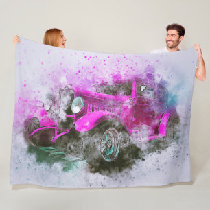 Car Fleece Blanket