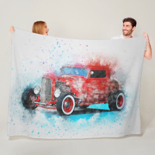 Car Fleece Blanket