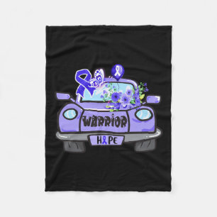 Car For Ataxia Warrior Tee Ataxia Awareness Gift F Fleece Blanket