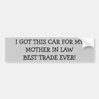 Car for Mother in Law? Best Trade Ever