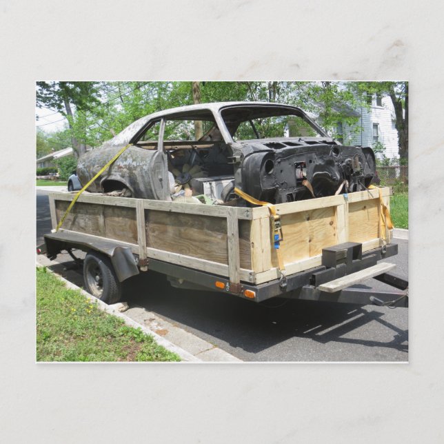 Car Frame Postcard (Front)