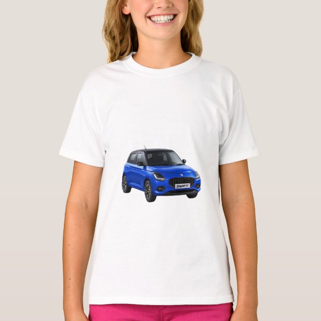 Car Girl T shirts  (Front)