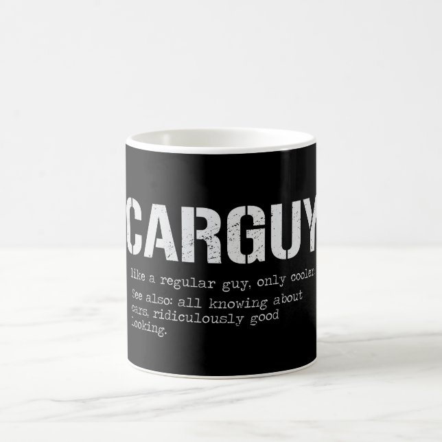 Car Guy Coffee Mug (Center)