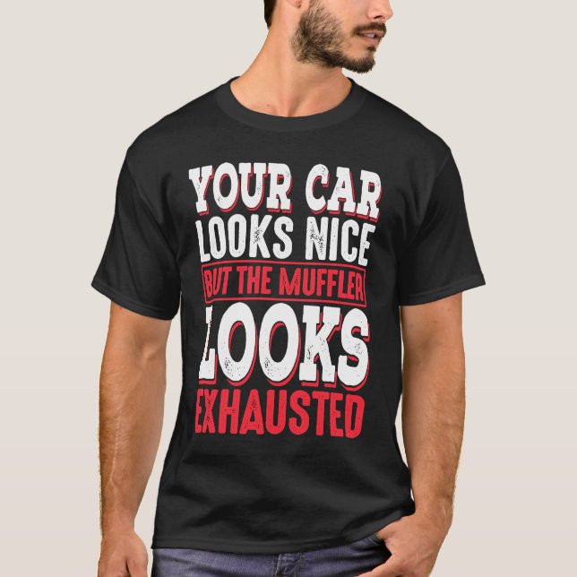 Car Guy for Mechanical Engineer T-Shirt (Front)