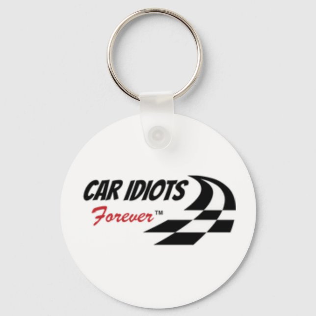 Car Idiots Forever keychain (Front)