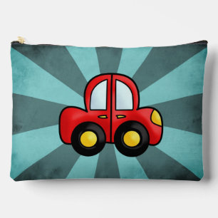 Car illustration accessory pouch