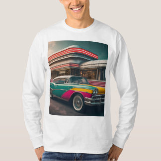 Car Image" Full-Sleeve T-Shirt for Men