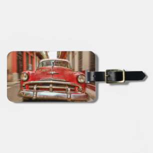 Car in the streets of Havana, Cuba luggage tag