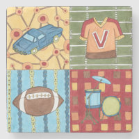 Car, Jersey, Football and Drum Kit