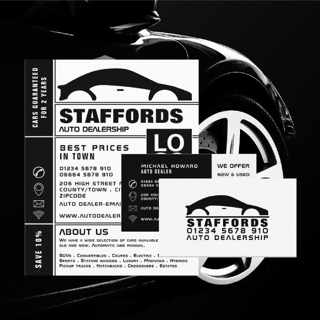 Car Logo, Auto Dealership Advertising Flyer (Creator Uploaded)